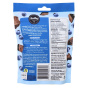 Back of Healthy Crunch Vegan Real Blueberry Dark Chocolate Superfoods - Vegan Chocolate Blueberries Healthy - Dairy Free Chocolate Blueberries - Best Chocolate Covered Blueberries