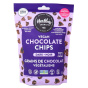 Front of Healthy Crunch Dark Vegan Chocolate Chips, 300g