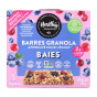 French Side of Healthy Crunch Gluten-Free Nut-Free Berry Probiotic Granola Bars, 5 Bars