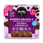 French of Healthy Crunch Gluten-Free Nut-Free Double Chocolate Granola Bars, 5 Bars
