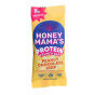 Front of Honey Mama’s Gluten-Free Protein Crunch Bar Peanut Chocolate Chip - Plant-based Protein Bar, Snack Protein Bar, High Protein Snack