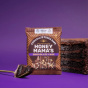 Honey Mama’s Gluten-Free Chocolate Fudge Bars Chocolate Cake - Truffle Snack Bar - Dairy-Free Truffle Bar - Gluten-Free Truffle Snack Bar