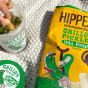 Hippeas Chickpea Puff Grillo’s Dill Pickle Lifestyle 1