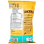 Back of  Hippeas Chickpea Puffs Vegan White Cheddar -