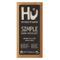 Front of Hu Kitchen Simple Dark Chocolate Bar - Vegan Chocolate - Gluten-Free Chocolate - Paleo Chocolate Bar