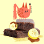 Happy Wolf Fridge-Fresh All-Natural Snack Bar Chocolate Banana - Real Food Bar - Clean Snack Bars - Healthy Banana Bars