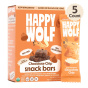 Front of Happy Wolf Fridge-Fresh All-Natural Snack Bar Chocolate Chips - Real Food Bar - Healthy Granola Bars - Clean Snack Bars
