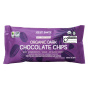 Front of Just Date Organic Dark Chocolate Chips Date Sweetened Chocolate Chips Date Chocolate Chips No Sugar Added Chocolate Chips