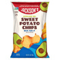 Front of Jackson's Sweet Potato Chips with Avocado Oil Sea Salt -  Avocado Oil Chips Canada - Kettle Cooked Sweet Potato Chips - Sweet Potato Chips Healthy