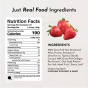 Just Ingredients Protein Powder Strawberries & Cream NFt Ingredients