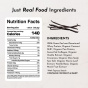 Just Ingredients Protein Powder Stick Vanilla Bean NFt Ingredients
