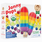 JonnyPops Organic Popsicles Rainbow Fruit Stacks Front