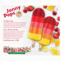 JonnyPops Organic Popsicles Summer Sunrise Back