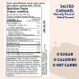 Nutrition of Jordan’s Skinny Syrups Naturally Sweetened Zero Sugar Zero Calorie Syrup Salted Caramel - Sugar Free Salted Caramel Syrup - Skinny Syrup Canada - Jordan’s Skinny Syrups