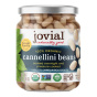 Front of Jovial Organic Cannellini Beans - Canned White Beans - White Cannellini Beans - Gluten Free Beans