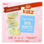 Katz Limited Edition Gluten-Free Mini Donuts Sugar Cookie Canada Front 2