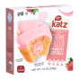 Katz Gluten-Free Creme-Filled Cupcakes Strawberry, 4 Pack