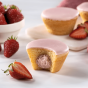 Katz Gluten-Free Creme-Filled Cupcakes Strawberry, 4 Pack
