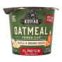 Front of Kodiak Cakes Maple & Brown Sugar Oatmeal Unleashed Cup, 60g