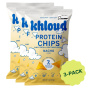 Khloud Protein Tortilla Chips Nacho Bundle 3-Pack Front of bags