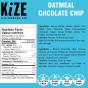Kize Bars - Kize Life changing Bar - Oatmeal Protein Bar - Natural Protein Bar - Protein energy Bar - Raw Energy Bar - Oatmeal Chocolate Chip Protein Bar