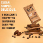KiZe Bars - KiZE Life Changing Bars - Cookie Dough Protein Bar - Protein Energy Bar - Gluten Free Protein Bar - Healthy Protein Bar - Natural Protein Bar