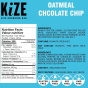 Kize Bars - Kize Life changing Bar - Oatmeal Protein Bar - Natural Protein Bar - Protein energy Bar - Raw Energy Bar - Oatmeal Chocolate Chip Protein Bar