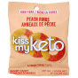 Front of Kiss My Keto Vegan Gummies Low Sugar Gummies Peach Ring Candy