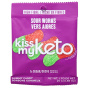 Front of Kiss My Keto Gummies Low Sugar High Fibre Gummies Vegan Sour Worms