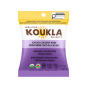 Front of Koukla Delights Organic Gluten-Free Snack Bites Cacao Coconut - Vegan Chocolate Coconut Snacks - No Refined Sugar Chocolate Snacks -Coconut Chocolate Snack Bites Canada