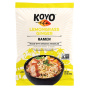 Front of KOYO Vegan Instant Ramen Lemongrass Ginger - Vegan Instant Ramen - Healthy Instant Ramen Noodles - Koyo Ramen