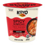 Front of KOYO Gluten-Free Instant Cup Noodles Spicy Kimchi - Gluten Free Cup Noodles - Gluten Free Instant Noodles - Gluten Free Ramen