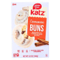 Front of Katz Gluten-Free Cinnamon Buns - Gluten Free Cinnamon Roll -Gluten-Free Pastries