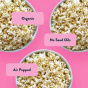 Lesser Evil Organic Popcorn Himalayan Pink Salt Halloween Snack Pack - Snack Packs For School - Gluten Free School Snacks - Popcorn With Coconut Oil