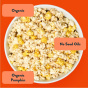 Lesser Evil Organic Popcorn Pumpkin Spice - Organic Popcorn -Vegan Popcorn - Gluten Free Popcorn