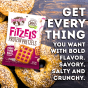 Lenny and Larry’s FITZELS High Protein Pretzels Everything Bagel, 85g - Protein Pretzel Snacks Healthy, Everything Pretzel