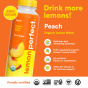 Lifestyle 1 Lemon Perfect Zero Sugar Organic Lemon Water Peach - Lemon Water Benefits - Healthy Flavoured Water - Detox Lemon Water