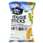 Front of Lesser Evil Grain-Free Veggie Sticks Vegan Ranch, 128g