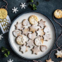 Lillybean Vegan & Gluten-Free Baking Kit Snowflake Sugar Cookie - Vegan Gluten Free Christmas Cookies - Sugar Cookies Gluten Free