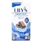 Front of Lily's Stevia Sweetened Dark Chocolate Bar Crispy Rice, 85g