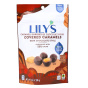Front of Lily's Dark Chocolate Covered Caramels, 99g