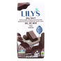 Front of Lily's Extra Dark Low-Sugar Chocolate Style Sea Salt, 80g