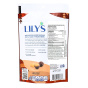 Back of Lily's Dark Chocolate Covered Caramels, 99g