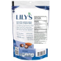 Back of Lily's Dark Chocolate Covered Almonds - No Sugar Added Chocolate - Fair Trade Dark Chocolate - Less Sugar Chocolate