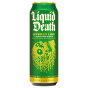Front of Liquid Death Sparkling Water Severed Lime - Water In A Can - Sparkling Water Can - Water That Looks Like Beer