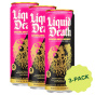 Liquid Death Beverage Energy Scary Strawberry 3-Pack Front