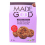 Front of MadeGood Allergen Friendly Cookies Double Chocolate