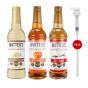 Front of Matteo’s Sugar Free Barista Style Coffee Syrup Trio + FREE Pump