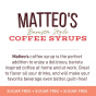 Matteo’s Sugar-Free Barista Coffee Syrups Toasted Marshmallow - Best Toasted Marshmallow Syrup - Toasted Marshmallow Syrup Sugar Free - Toasted Marshmallow Syrup Cocktail