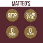 Matteo’s Sugar-Free Barista Coffee Syrups Peppermint Mocha - Sugar Free Peppermint Syrup For Coffee - Peppermint Bark Sugar Free Syrup - Keto Peppermint Mocha Syrup